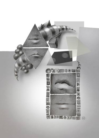Original Abstract Time Printmaking by Donatas Zadeikis