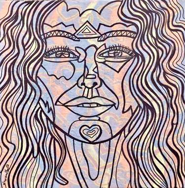 Original Figurative People Painting by Niwan Yod