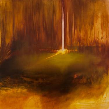 Print of Abstract Expressionism Tree Paintings by Karolina Zglobicka