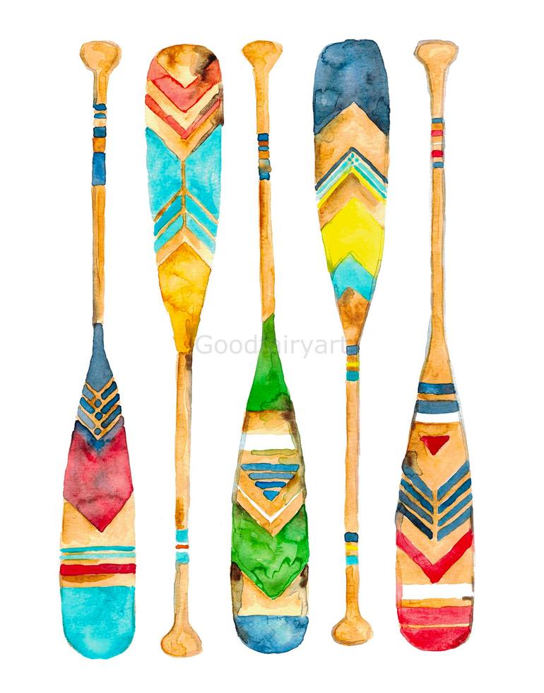 Original Illustration Abstract Paintings by Maryna Salagub