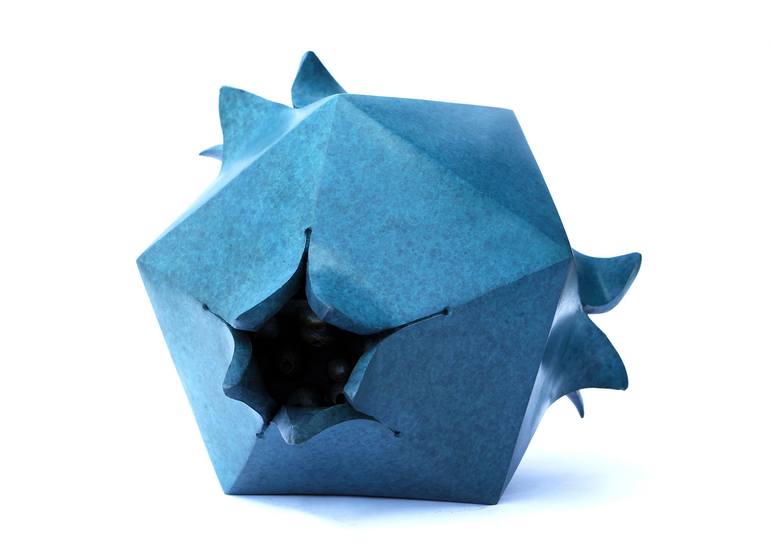 Original Abstract Science/Technology Sculpture by Rafail Georgiev