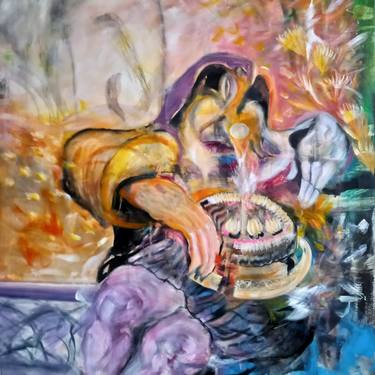 Original Abstract Expressionism Abstract Painting by Todor Dana