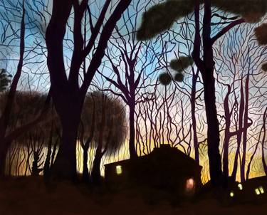 Original Fine Art Garden Digital by Evan Sklar