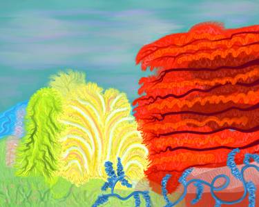 Original Fine Art Botanic Digital by Evan Sklar