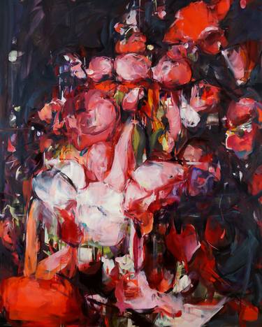 Original Surrealism Floral Paintings by Hyunju Kim