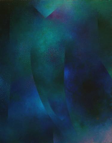 Original Fine Art Abstract Painting by Plamen Makov