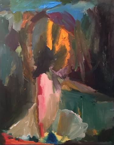 Original Abstract Expressionism Abstract Painting by Maarten Van Den Bos