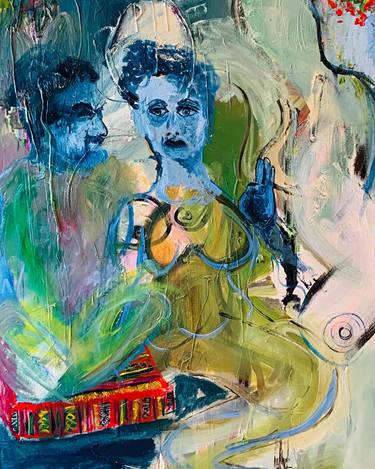 Original Abstract Expressionism Abstract Painting by Emma Watson