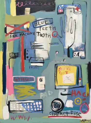 Print of Abstract Expressionism Technology Paintings by Anna Hymas