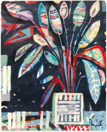 Print of Abstract Expressionism Botanic Paintings by Anna Hymas