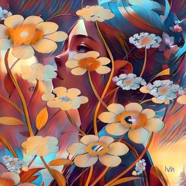Original Contemporary Portrait Digital by Ludwina Van Hyfte
