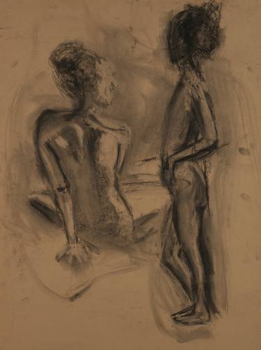 Original Figurative Women Drawing by Colin Apgar
