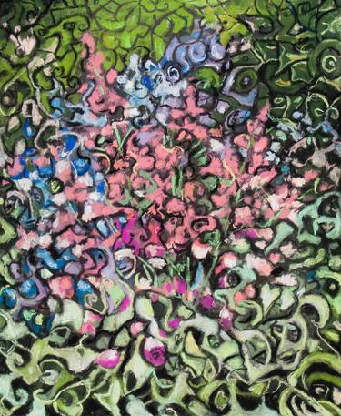 Original Expressionism Botanic Painting by Elena Birkenwald