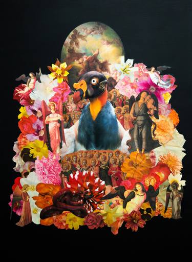 Original Surrealism Religion Collage by Silvio Severino