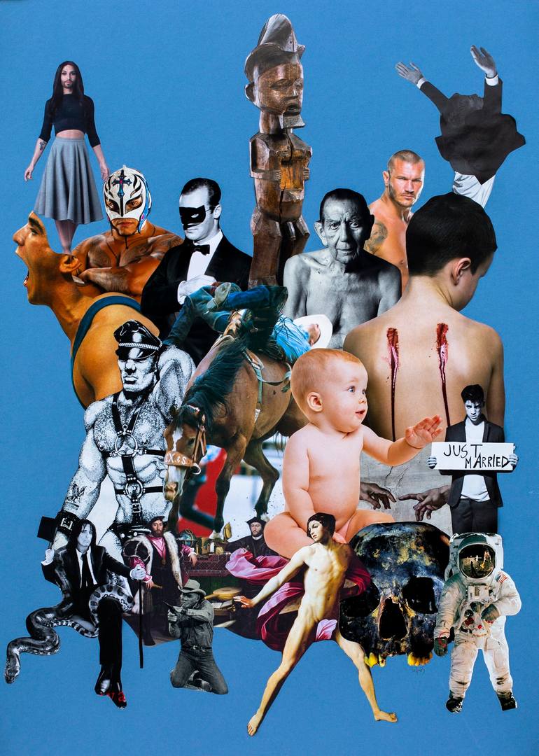 Print of Surrealism Men Collage by Silvio Severino