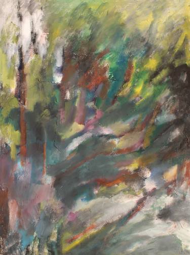 Original Impressionism Landscape Painting by Eva Csontos