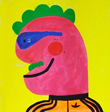 Original Contemporary Cartoon Painting by Agnieszka Tomaszewska