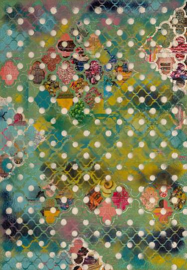 Print of Abstract Patterns Paintings by Martina Niederhauser-Landtwing