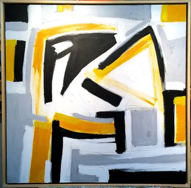 Original Abstract Painting by Geoff Lowe
