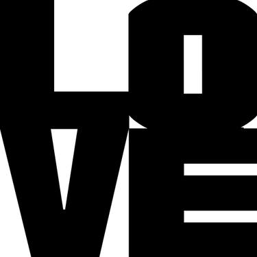 Original Abstract Love Digital by Nywa Art Project