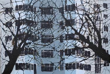 Original Abstract Architecture Paintings by Patrick Spoelstra