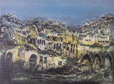 Print of Fine Art Architecture Paintings by Sabah Matti Ibrahim