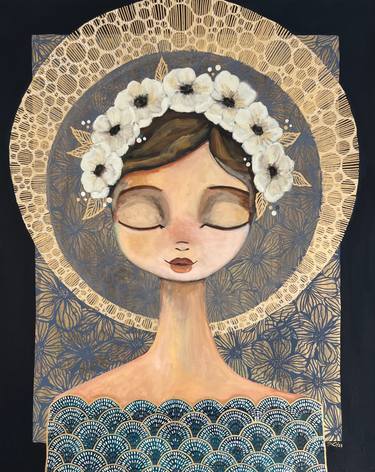 Original Figurative Women Paintings by Paula Callejas