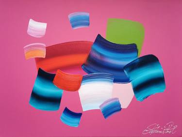 Original Abstract Expressionism Abstract Paintings by Stephanie Rivet