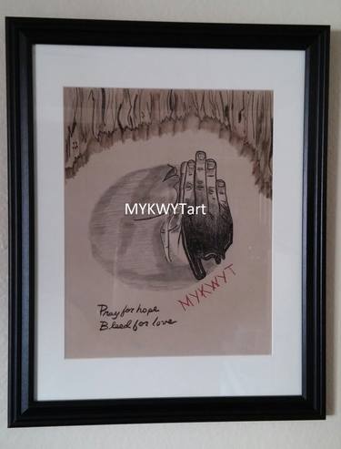 Original Expressionism Mortality Drawings by Myk Wyt