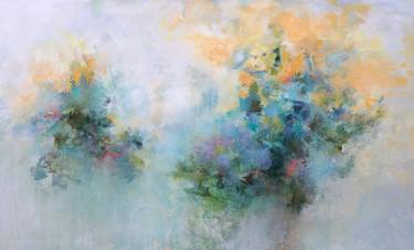 Original Abstract Expressionism Abstract Painting by Karen Hale