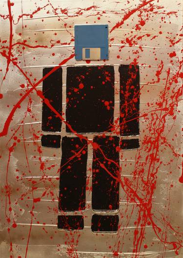 Original Dada Education Paintings by Davide Canepa