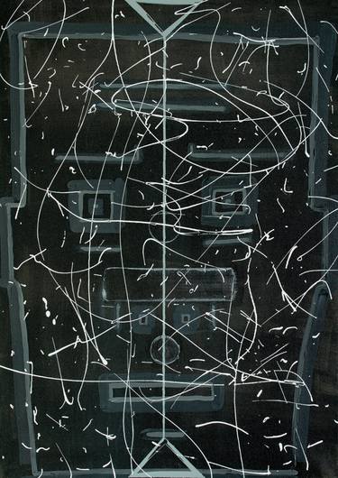 Original Abstract People Paintings by Davide Canepa