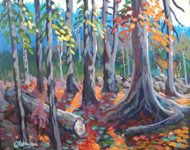 Original Impressionism Landscape Painting by Edward Abela