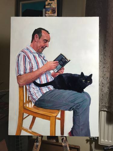 Original Photorealism Portrait Painting by Michael Forgeard