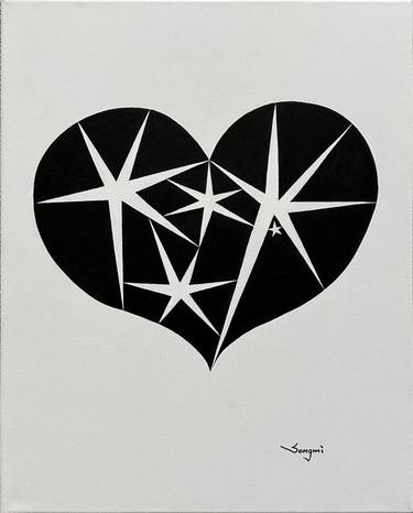 Original Abstract Painting by Songmi Heart