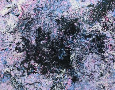 Original Abstract Expressionism Outer Space Paintings by Hazzi Eunjeong