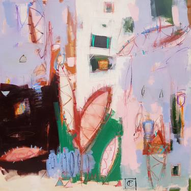 Original Abstract Expressionism Abstract Paintings by Matteo Cassina