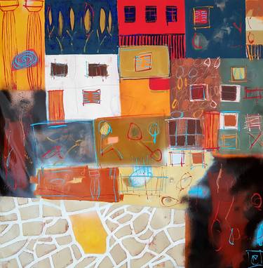 Original Abstract Expressionism Abstract Paintings by Matteo Cassina
