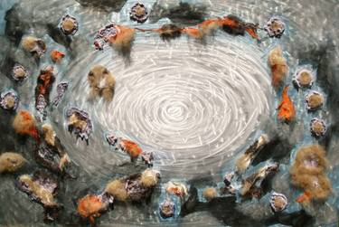 Print of Abstract Science Paintings by William Rafael Marquina Buitrago