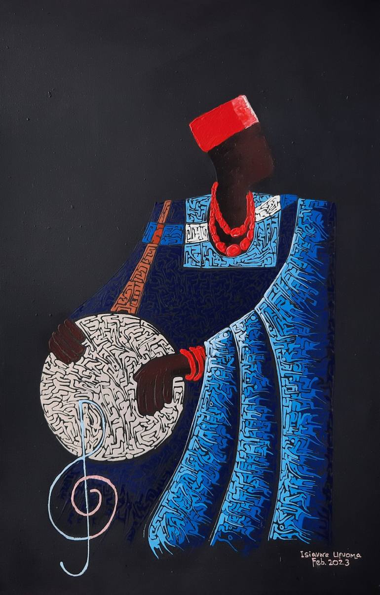 Print of Abstract Expressionism Abstract Paintings by Isiavwe Ufuoma