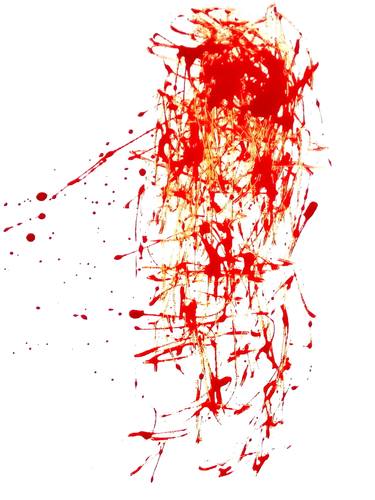 Original Abstract Expressionism Abstract Drawings by Anne Borchardt