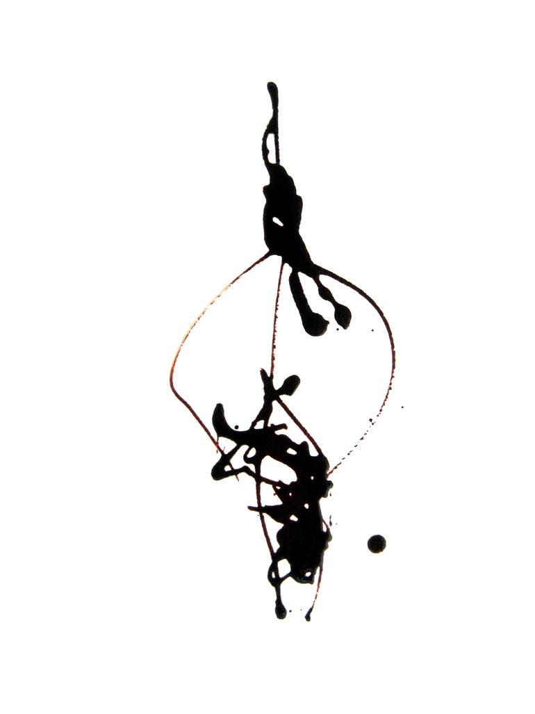Original Abstract Expressionism Abstract Drawings by Anne Borchardt