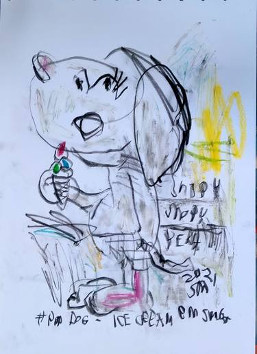 Original Figurative Cartoon Drawings by Martinus Sumbaji