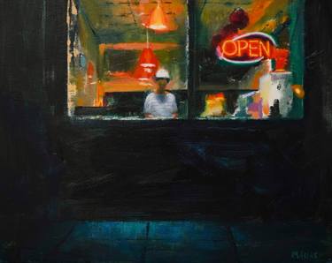 Original Impressionism Cities Paintings by Guido Mauas