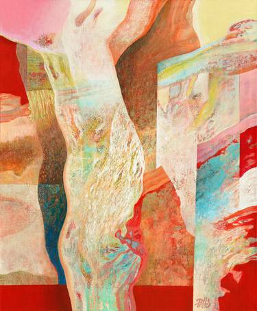 Original Abstract Painting by Robert Pelles