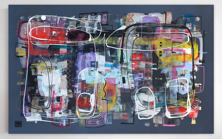 Original Impressionism Abstract Paintings by Damian Pavlovic