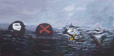 Original Street Art Technology Paintings by Bruno Charpentier