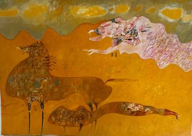 Original Abstract Expressionism Abstract Printmaking by Christel Citko