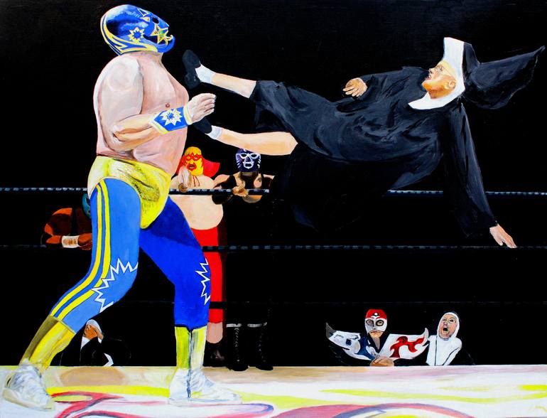 Print of Pop Art Humor Paintings by Ken Vrana