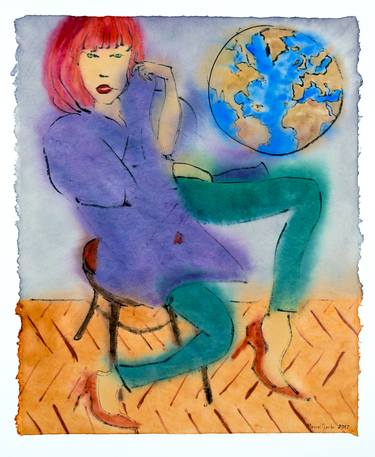 Original Expressionism Education Drawings by Marcel Garbi